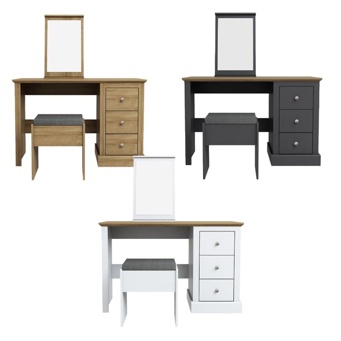 Devon Bedroom Dressing Table Set