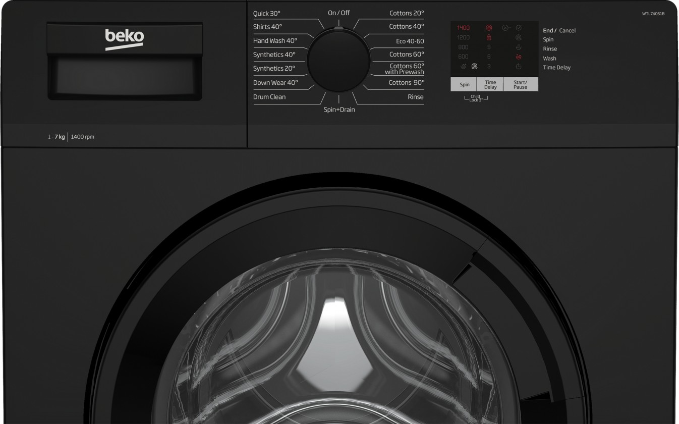 Beko Black Washing Machine