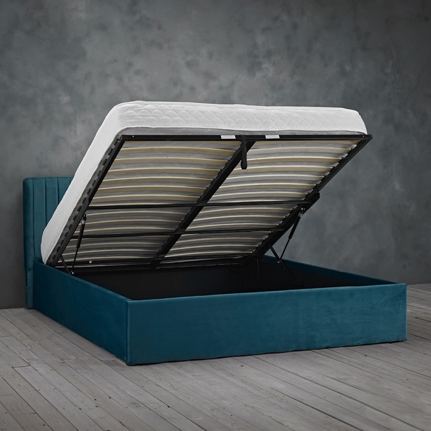 Berlin Teal Ottoman Bed