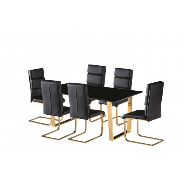 Antibes Dining Set Black